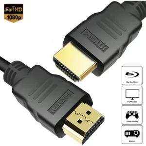 Cable Hdmi - 1.5 Metros - Full Hd 1080p - Cable Premium Blindado Gamer - Color Negro - Para Monitor / Smart tv / Pc / Notebook / Consolas Ps5