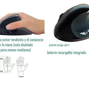 mouse ergonómico vertical