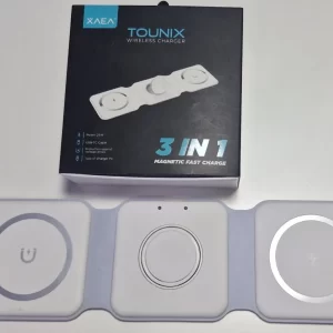 Cargador inalámbrico xaea 3 en 1