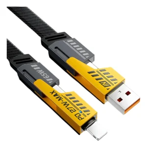 Cable Reforzado Carga Rapida Y Datos - 4 En 1