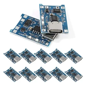 Tp4056 C proteccion Usbc Tipo C 1a Cargador Controlador De Carga x10 unidades